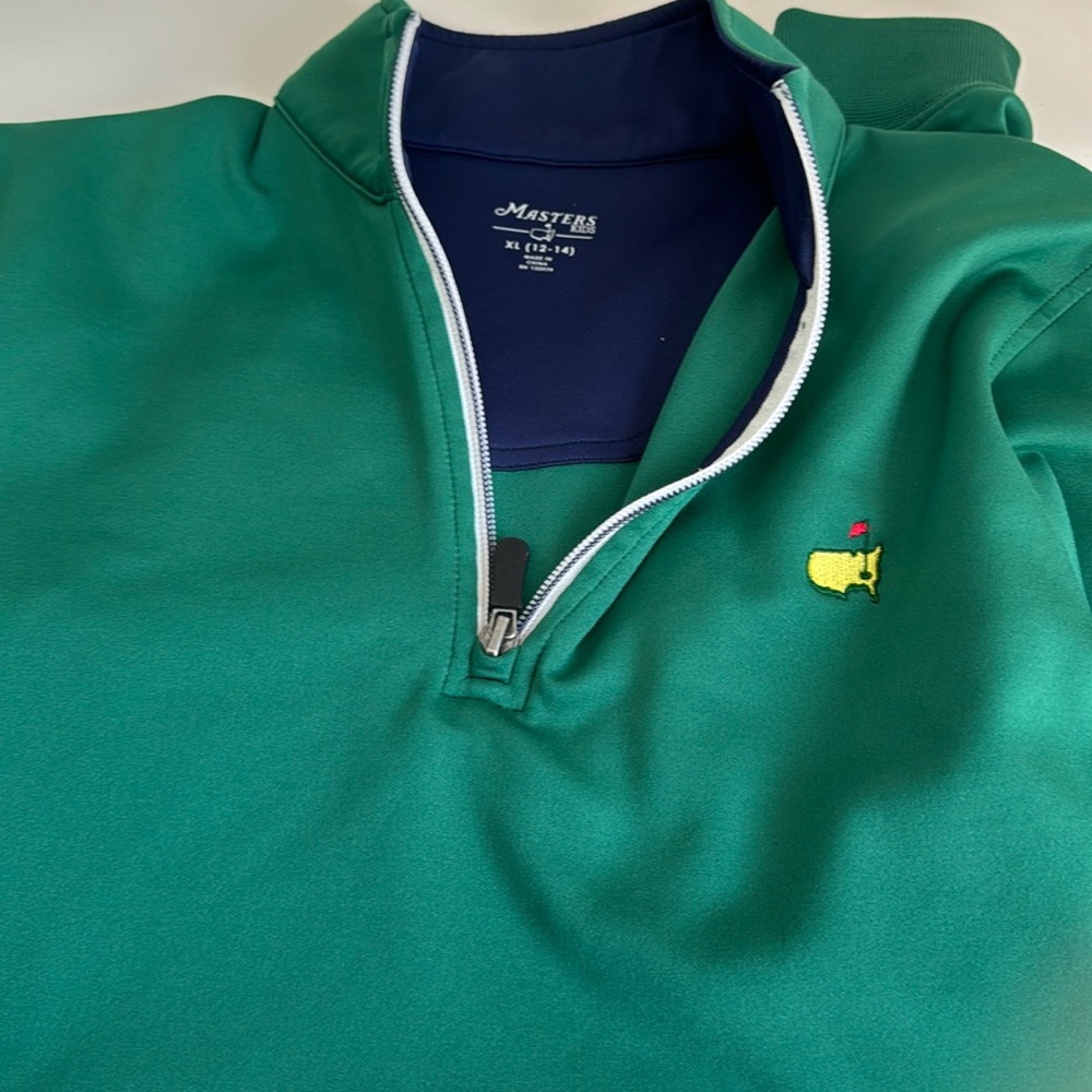 Boys Masters 1/4 zip long sleeve